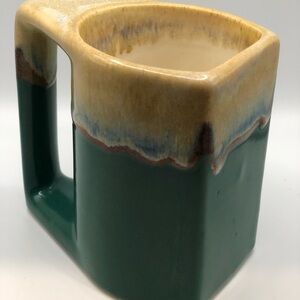Vtg signed Padilla stackable stoneware coffee mug